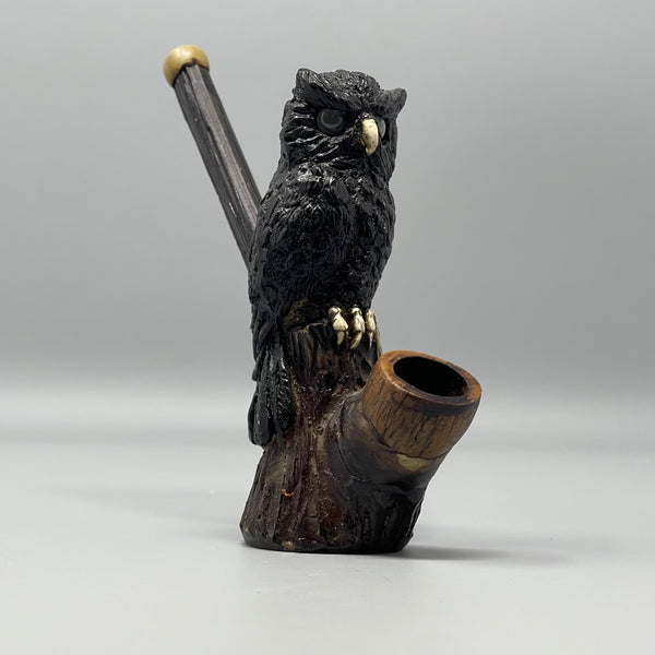 Resin Pipe Owl